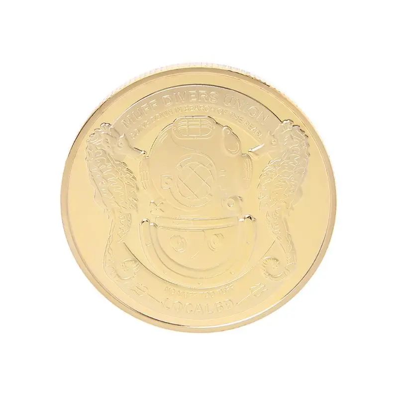 Памятная монета рыбий хвост Женская коллекция красоты искусство сувенир