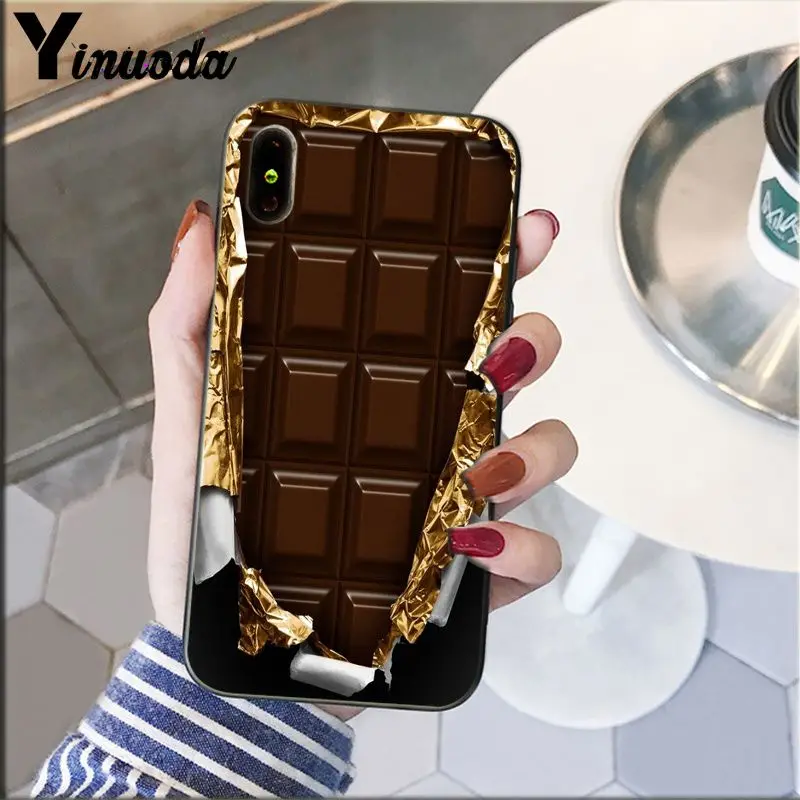 Мягкий Силиконовый ТПУ чехол для телефона Yinuoda alenka bar wonka chocolate iPhone 8 7 6 6S Plus 5 5S SE XR X XS