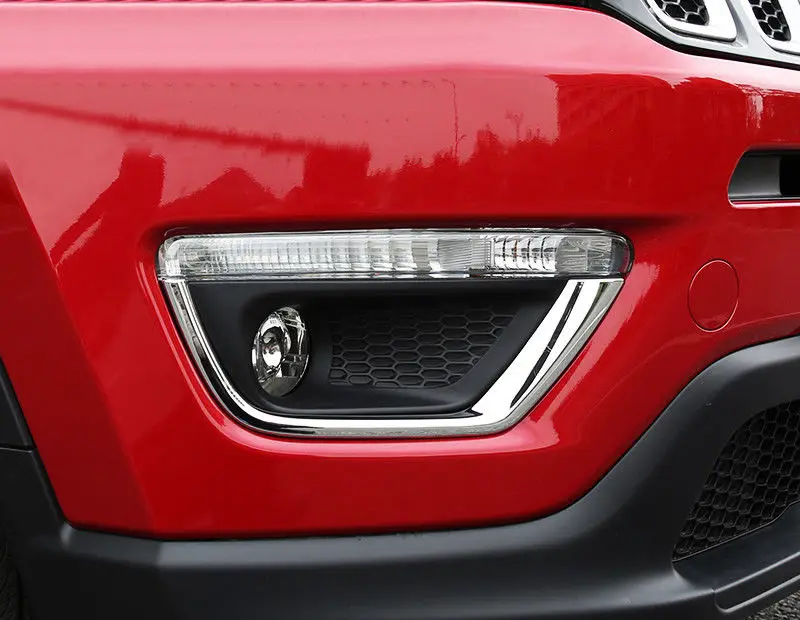 

Автомобильный передний противотуманный светильник, декоративная накладка для Jeep Compass 2017 2018