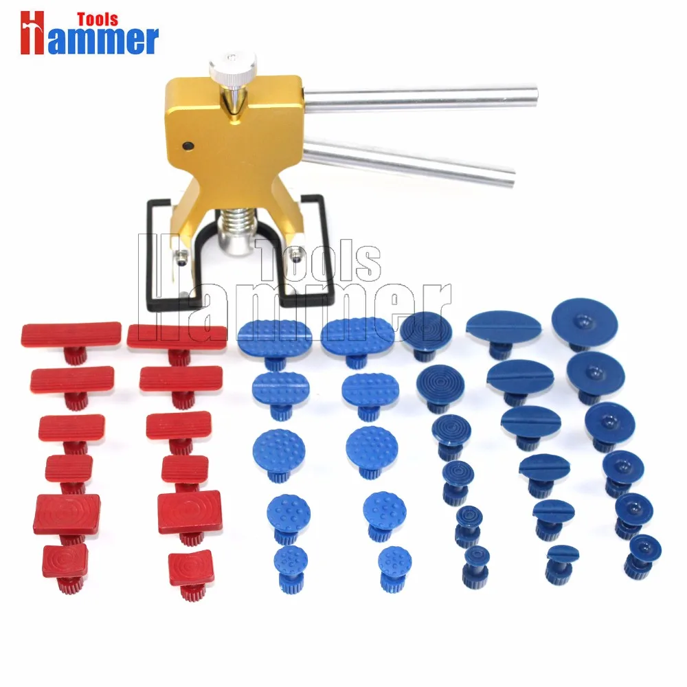 Подъемник вмятин без покраски ремонт с 40 клеевыми вкладышами молоток