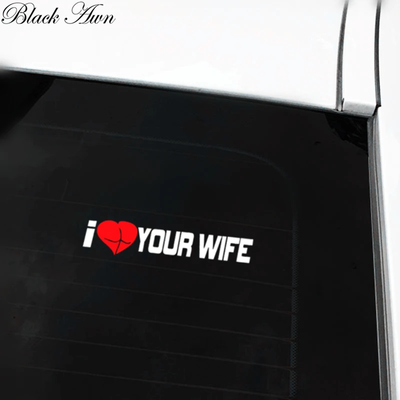 С надписью Я люблю свою наклейка WiFi любовь попа девушка Чит Забавный JDM для