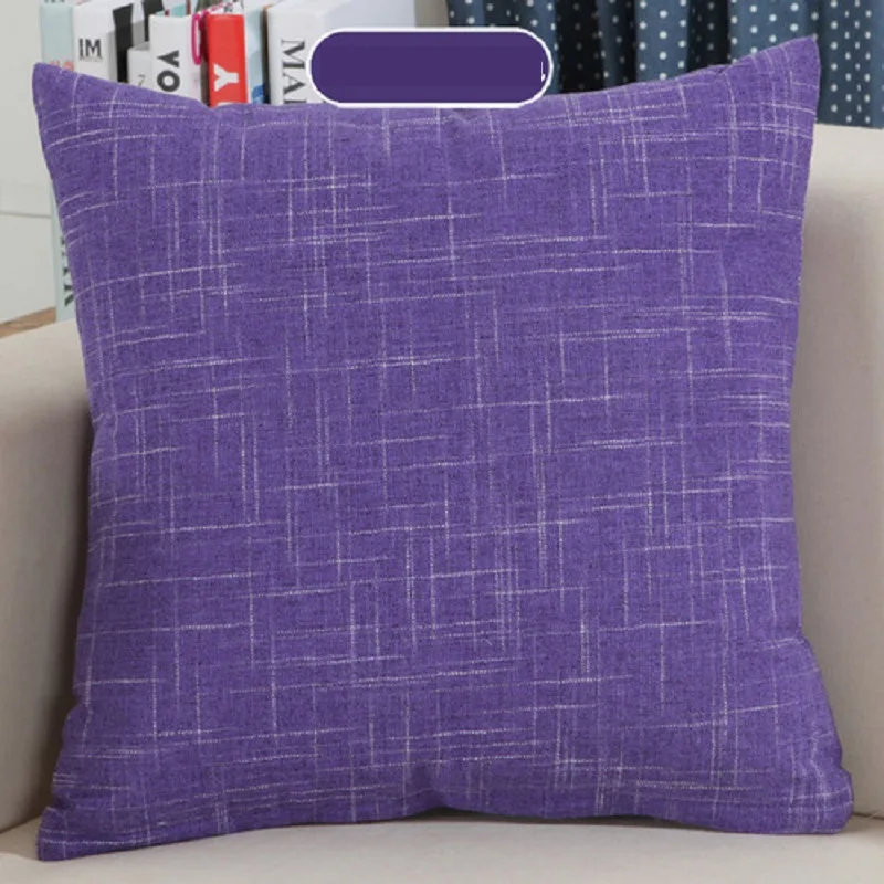 Solid Sofa Waist Cushion Cover Pillow 30x50/40x40/45x45/40x60/50x50/55x55/60x60cm Cheaper Decorative Throw Pillowcase  for Home images - 6