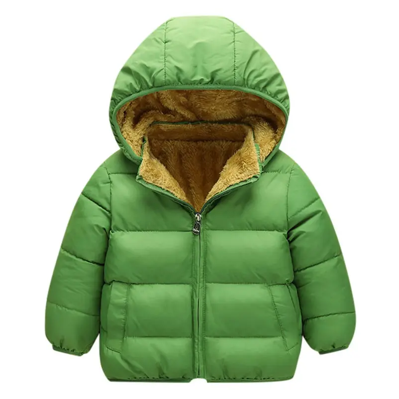 2018 Новый стиль для малышей девочек зимняя одежда детей маленьких и мальчиков