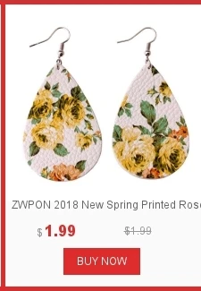 ZWPON новые пустотелые деревянные серьги в форме капли для женщин, модные массивные деревянные серьги в форме капли воды, ювелирные изделия