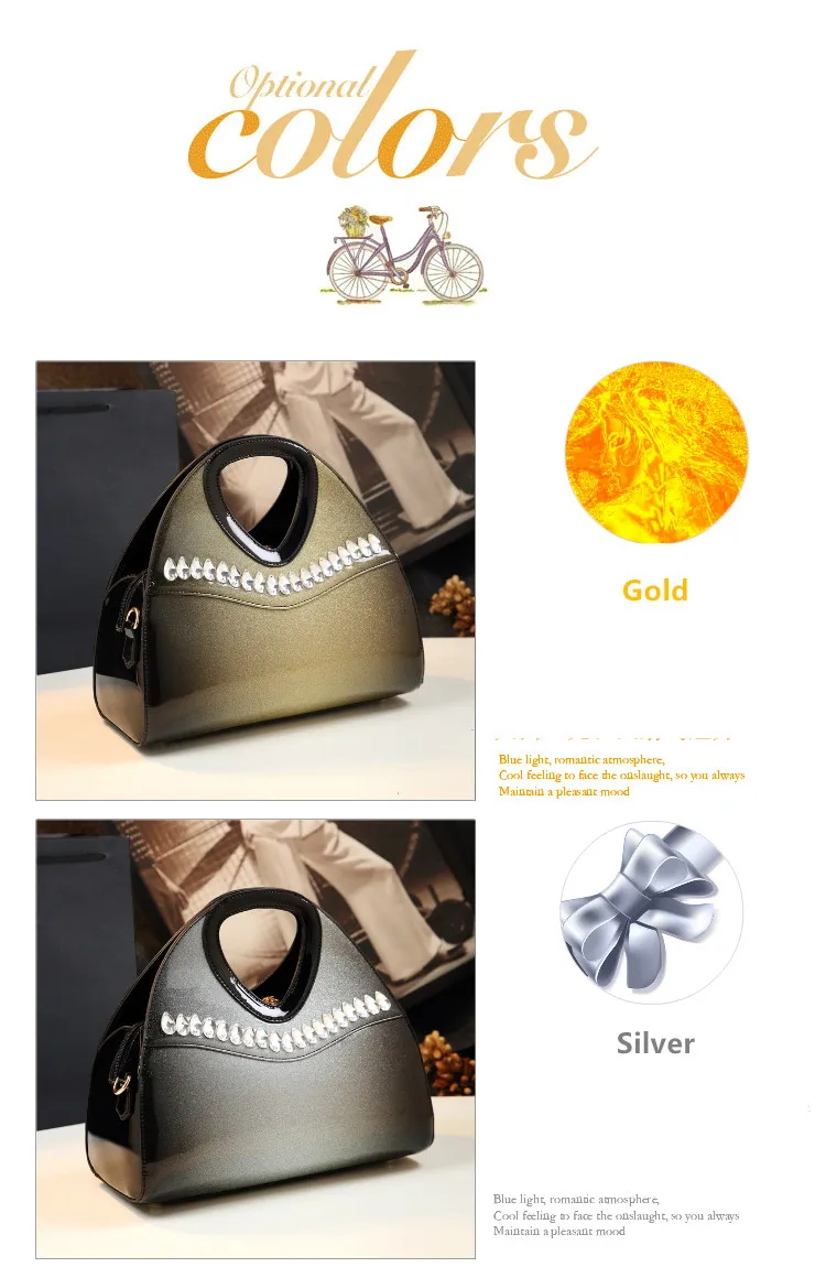 ICEV новые модные простые женские кожаные сумки boston tote из лакированной кожи Клатчи женские сумки через плечо с верхней ручкой