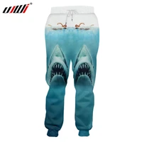 ujwi spring and autumn new style man oversized 5xl 3d printed funny marine shark trousers leisure lovely sweatpants