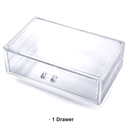 1 DRAWER CHOICEFUN настольный Большой прозрачный акриловый ящик для хранения канцелярских принадлежностей, аксессуары, пластиковый органайзер для домашнего офиса, офисный стол - Цвет: 1 DRAWER