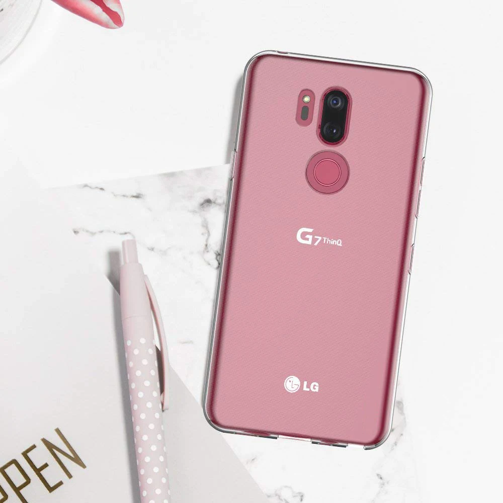 Чехол для LG G6 G7 ThinQ Силиконовый прочный прозрачный чехол бампер из ТПУ мягкий Plus +