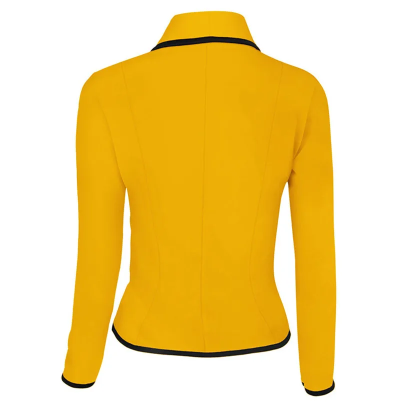 Новинка 2019 женское деловое пальто Блейзер женский элегантный блейзер с длинным