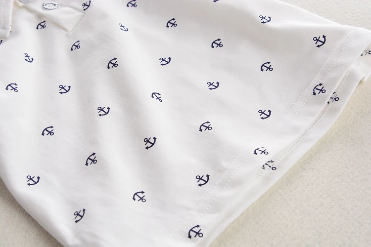 Летний комплект одежды для мальчиков Модный хлопковый спортивный из 2 предметов