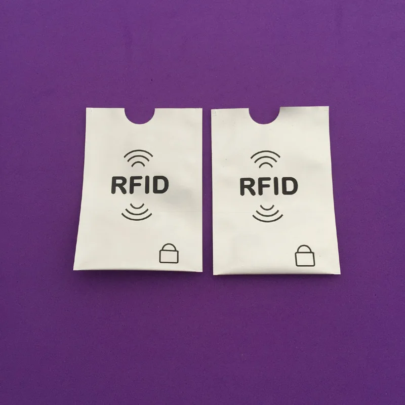 Анти rfid кошелек блокирующий считыватель замок держатель для банковских карт Id