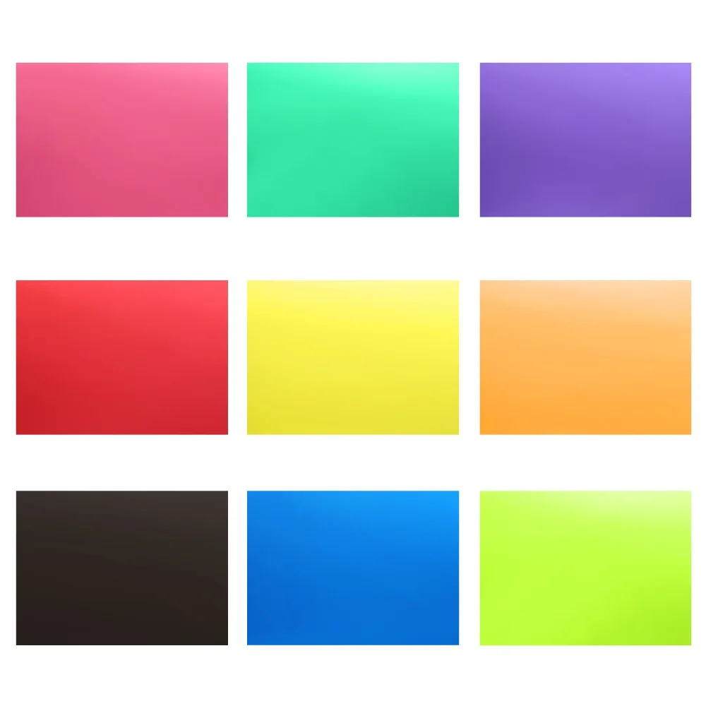 

Neewer 9 Pieces Flash Lighting Gel Filter Kit with 9 Different Colors-12x8.3 inches Transparent Color Correction Lighting Film