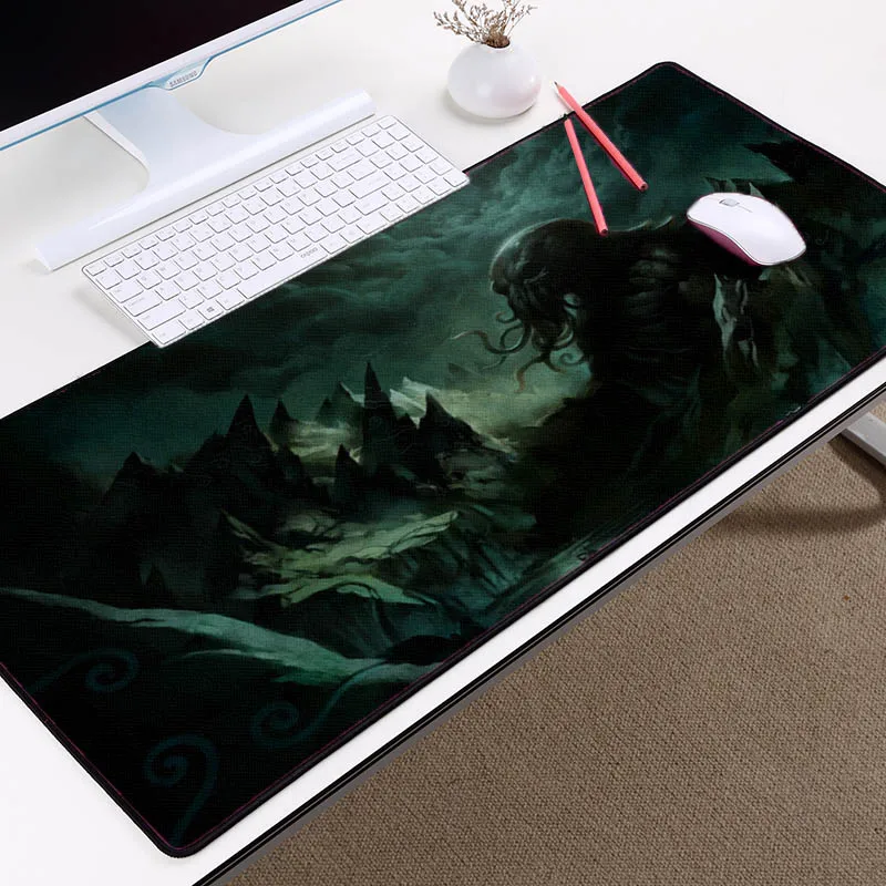 

Mairuige Horror Games Cthulhu Style Sea Monster Pattern Gaming Mousepad Mat Mousepad Rubber Mat Pc Computer Game Table Mat