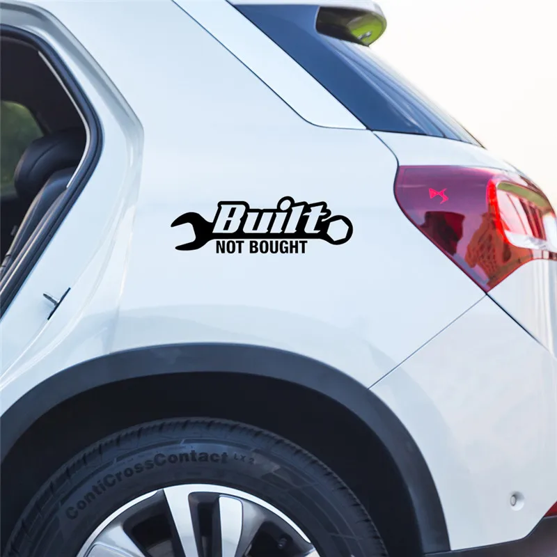 Виниловая наклейка для автомобиля Забавный строительный ключ на машину мотоцикл