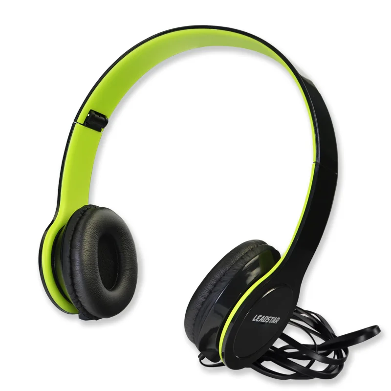 Leadstar Мягкая Проводные Наушники Гарнитуры Стерео Складная Гарнитура Для mp3-плеер