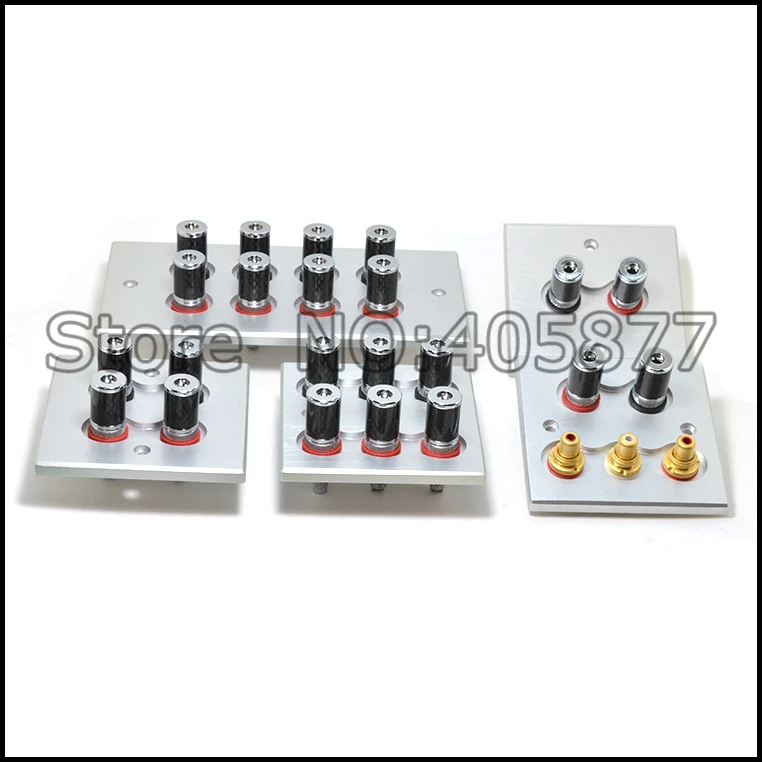 Hi End домашний кинотеатр односторонняя настенная Клеммная колодка из углеродного