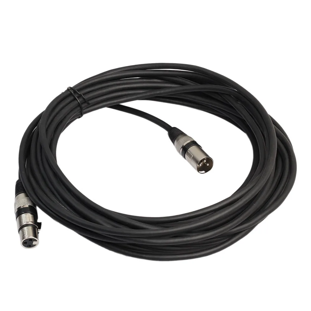 3 контактный микрофонный кабель XLR штекер гнездо аудио удлинитель 5 м/10 м/15 м/20 м
