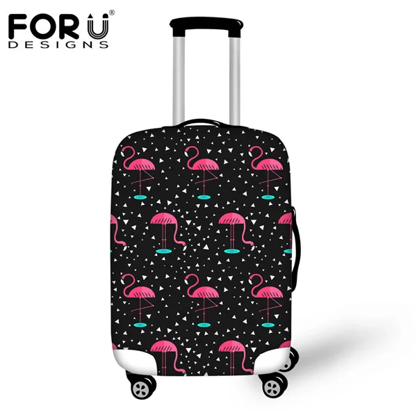 H3586 FORUDESIGNS/3D Цветочный дорожный Багаж защитный чехол для 18-30 дюймов тележка костюм Чехол Эластичный чехол для багажника пылезащитный чехол на молнии - Цвет: H3586