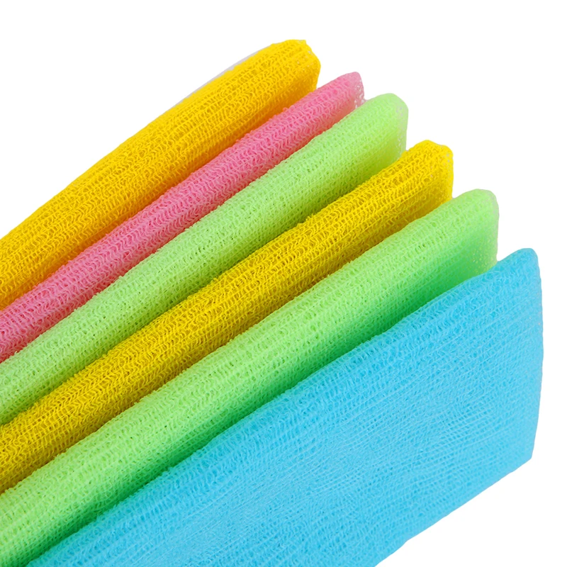 

Nylon Exfoliating Bath Shower Body Washing Cleaning Scrubbing Towel Scrubbers Random Color