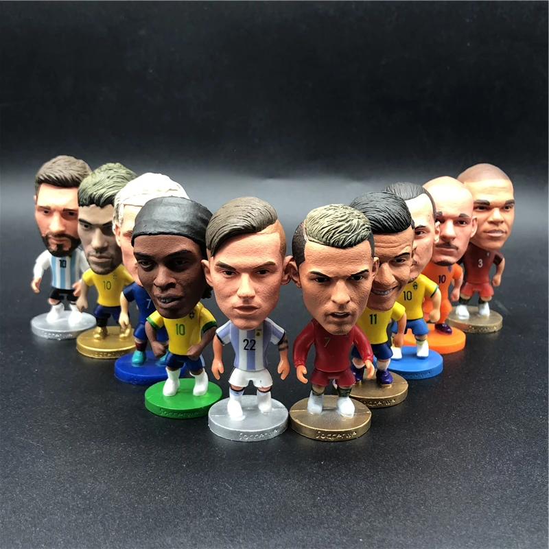 

10pcs/Lot Soccerwe 6.5cm Height Football Star Dolls Seller Randomly Choices #Pogba #Griezmann #Dybala Collections Figures