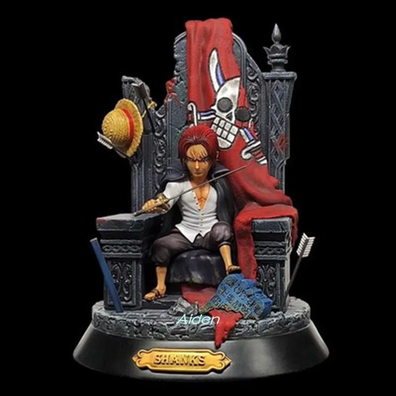 9 &quotСтатуя одна штука бюст Shanks полная длина портрет четыре императора GK сидя