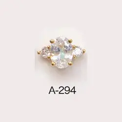 A294 Новинка, 5 шт., высочайший уровень, аксессуары для дизайна ногтей из циркониевого сплава, роскошные циркониевые хрустальные украшения для салона ногтей, алмазные подвески для красоты ногтей - Цвет: A294