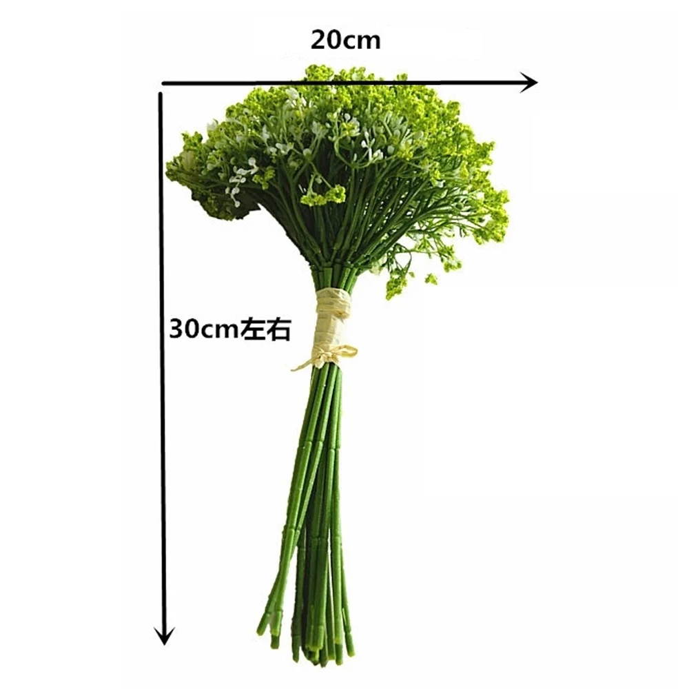 16 шт./компл. Младенцы дыхание Искусственные цветы Гипсофила сделай сам с