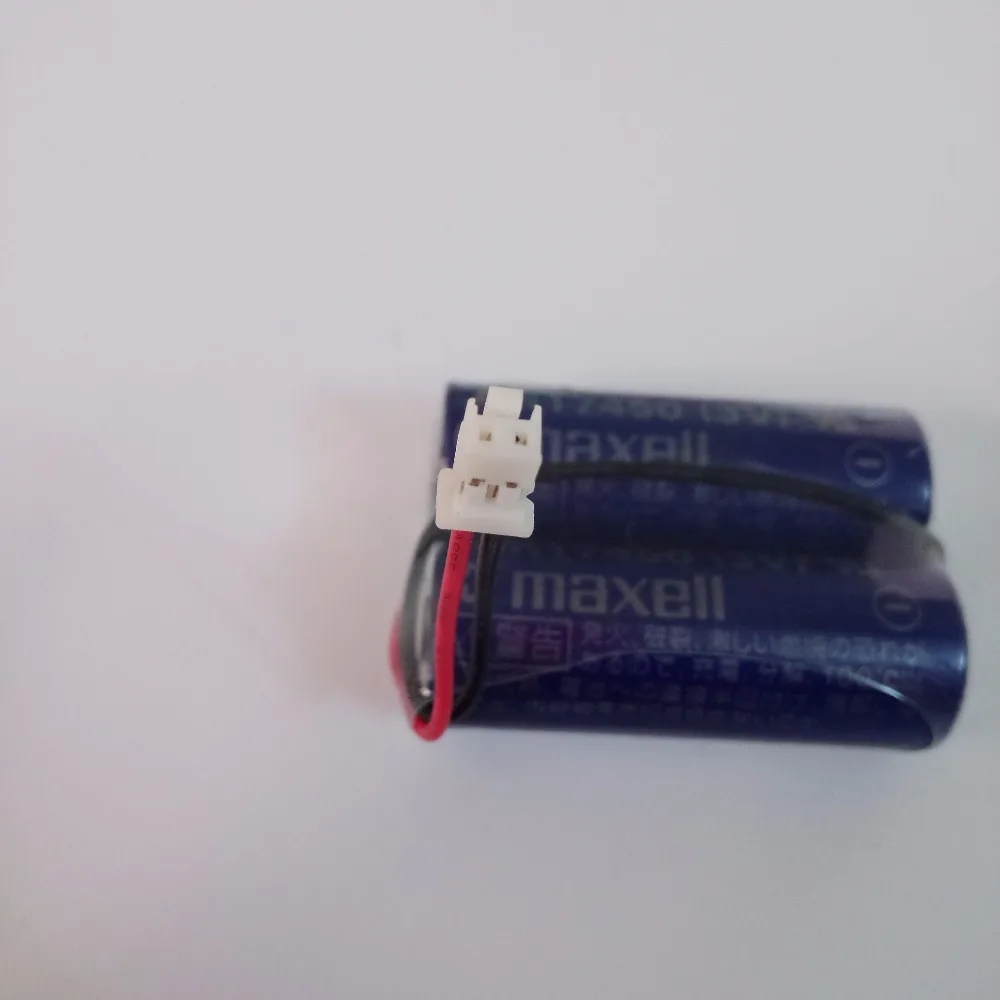 2 упаковки CR17450 2CR17450 3V 2600mah литиевая батарея PLC Промышленный контроль литий ионный