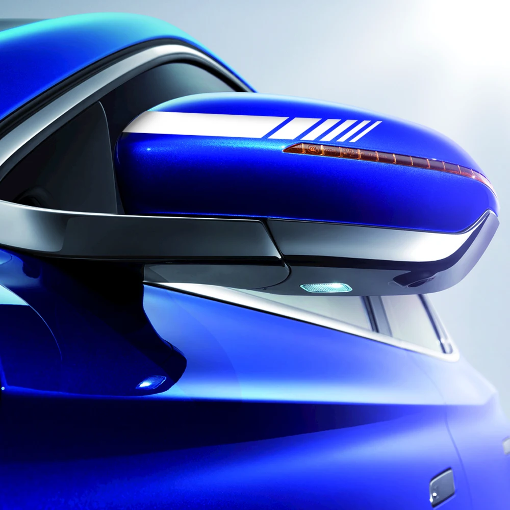 Стайлинг автомобиля наклейки на зеркало заднего вида декоративные аксессуары