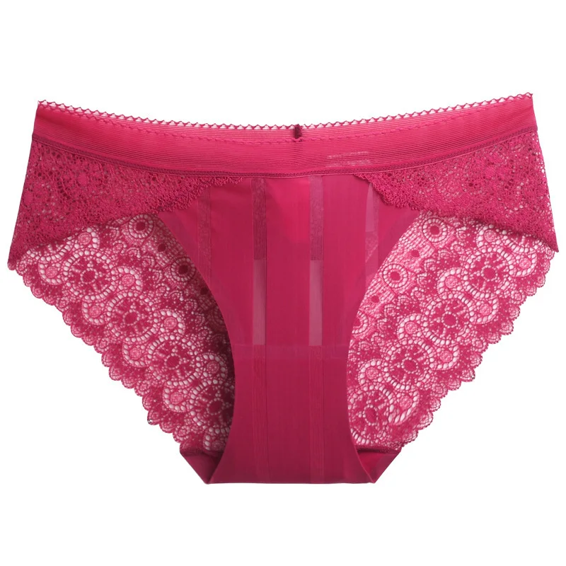 Популярные шелковые женские трусы соблазнительные кружевные не оставляет