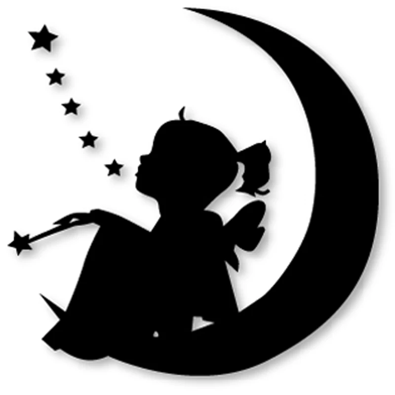 Новая девушка с волшебной палкой на Луне металла резки плашки трафарет для