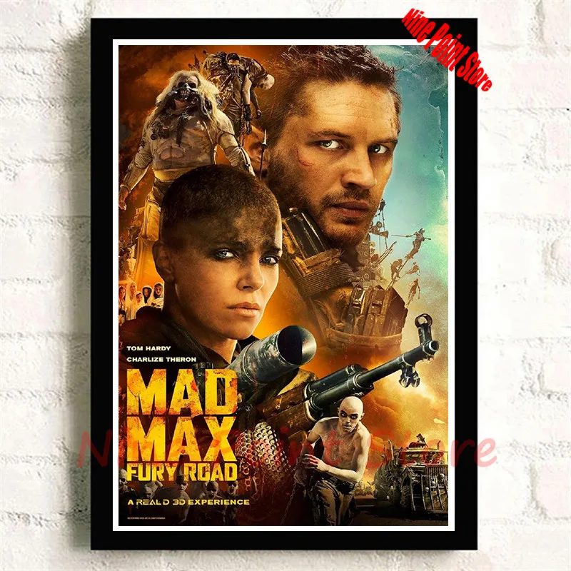 Классический фильм Mad Max 4 бумажный плакат с покрытием для бара кафе винтажная
