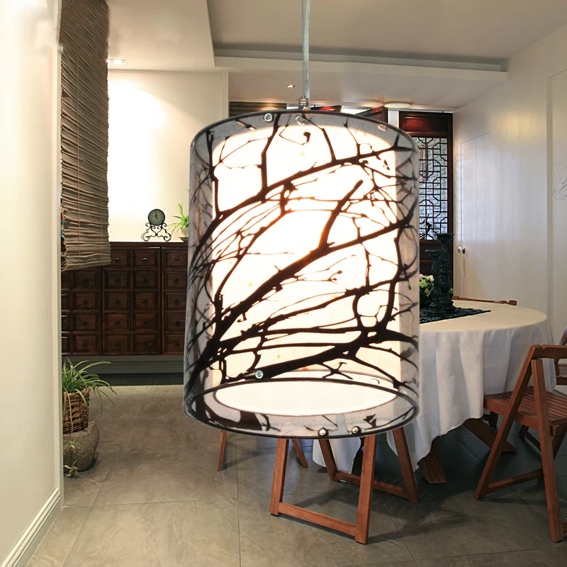 Современный элегантный подвесной светильник для ресторана с узором марлевый