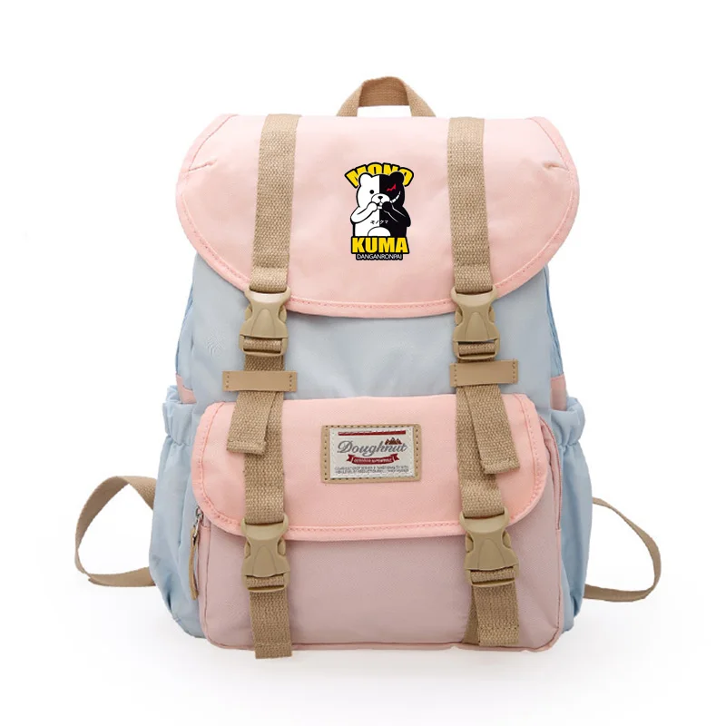 3 Японский стиль Danganronpa медведь Монокума печати большой емкости Mochila Студенческая Сумка подростковая Женская мода путешествия рюкзак - Цвет: 3