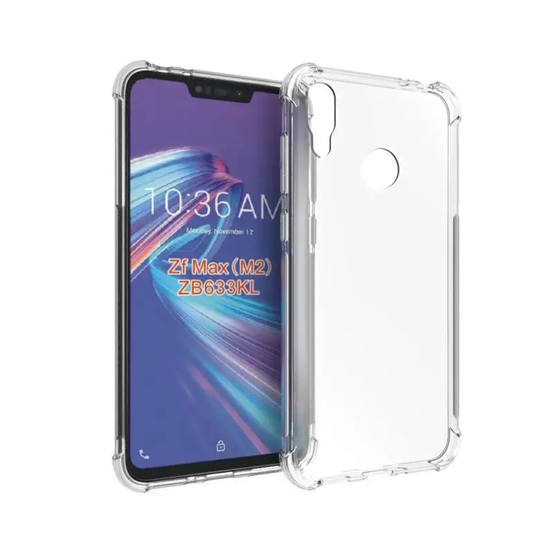 Чехол Zenfone Max M2 ZB633KL Asus _ x01ad сверхпрочный противоударный мягкий чехол из ТПУ для