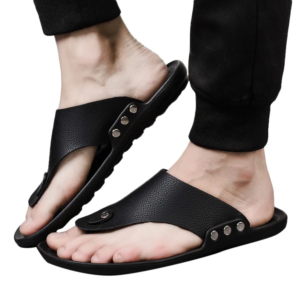 

Men Ladies Summer Comfortable Flat Heel Flip Flops Sandals Slipper Beach Shoes Zapatos De Mujer De Moda Toe Slipper 2021 New #S