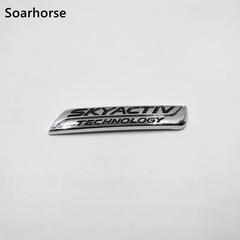 

1 Piece For Mazda 3 6 CX-5 MX-5 Axela Miata Skyactiv Technology Logo Rear Chrome Emblem Badge