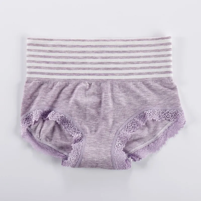 Roseheart модные хлопковые трусики с высокой талией женское нижнее белье 3 шт. цвета