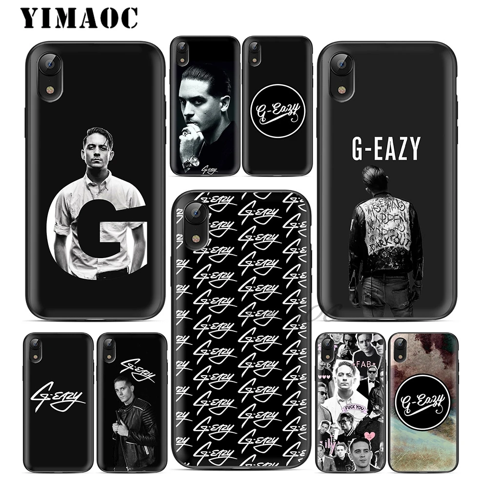 YIMAOC G Eazy Singer Rapper Мягкий ТПУ Черный силиконовый чехол для iPhone X или 10 8 7 6S Plus 5 5S SE Xr Xs