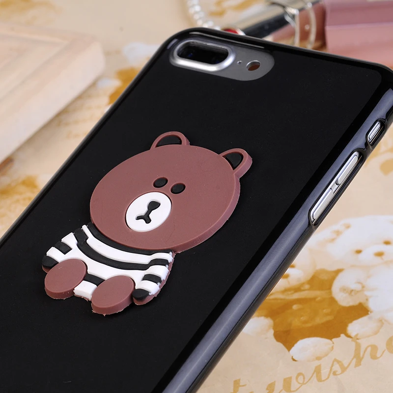 Cute 3D Cartoon Bear Case for Sony Xperia XZ PREMIUM Back Cover Soft Silicon Capa Original Fashion Coque |