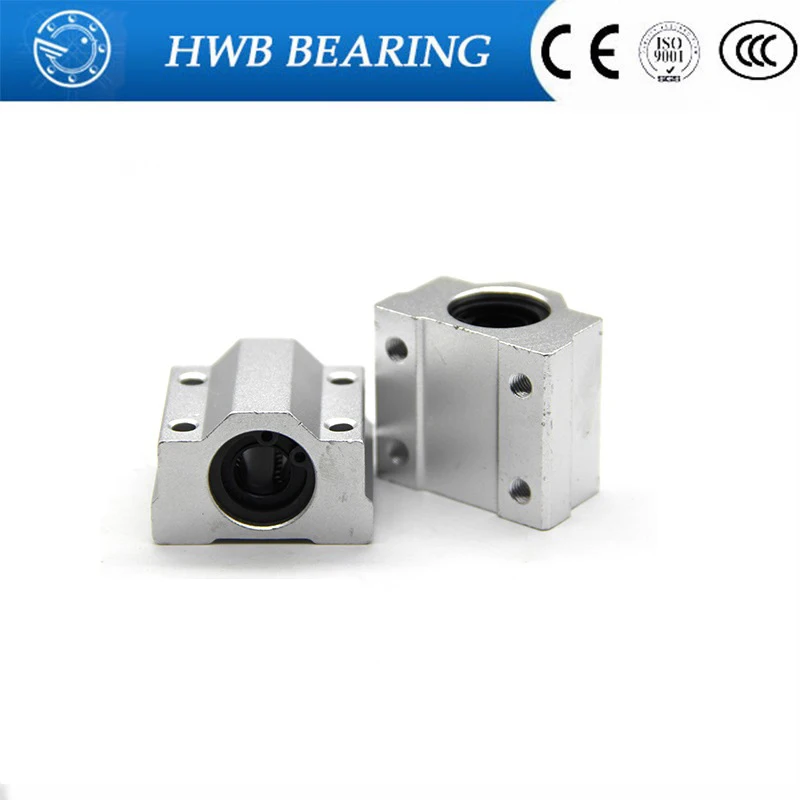 

4 Pcs SBR10/SBR12/SBR16/SB20 Linear Bearing 10mm 12mm 16mm 20mm Linear Bearing Slide CNC Parts Linear Slide For Linear Guide