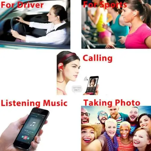 EastVita Bluetooth наушники с ушным крючком шумоподавляющая стереогарнитура защитой от