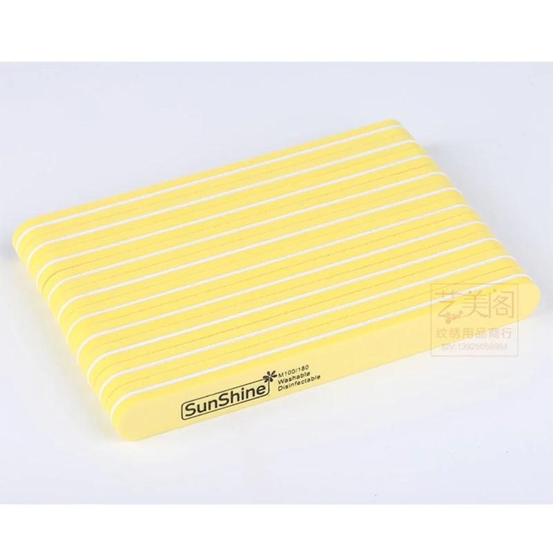 10 шт./лот 4 цвета пилка для ногтей буферные пилки Алмазная головка шлифовальный