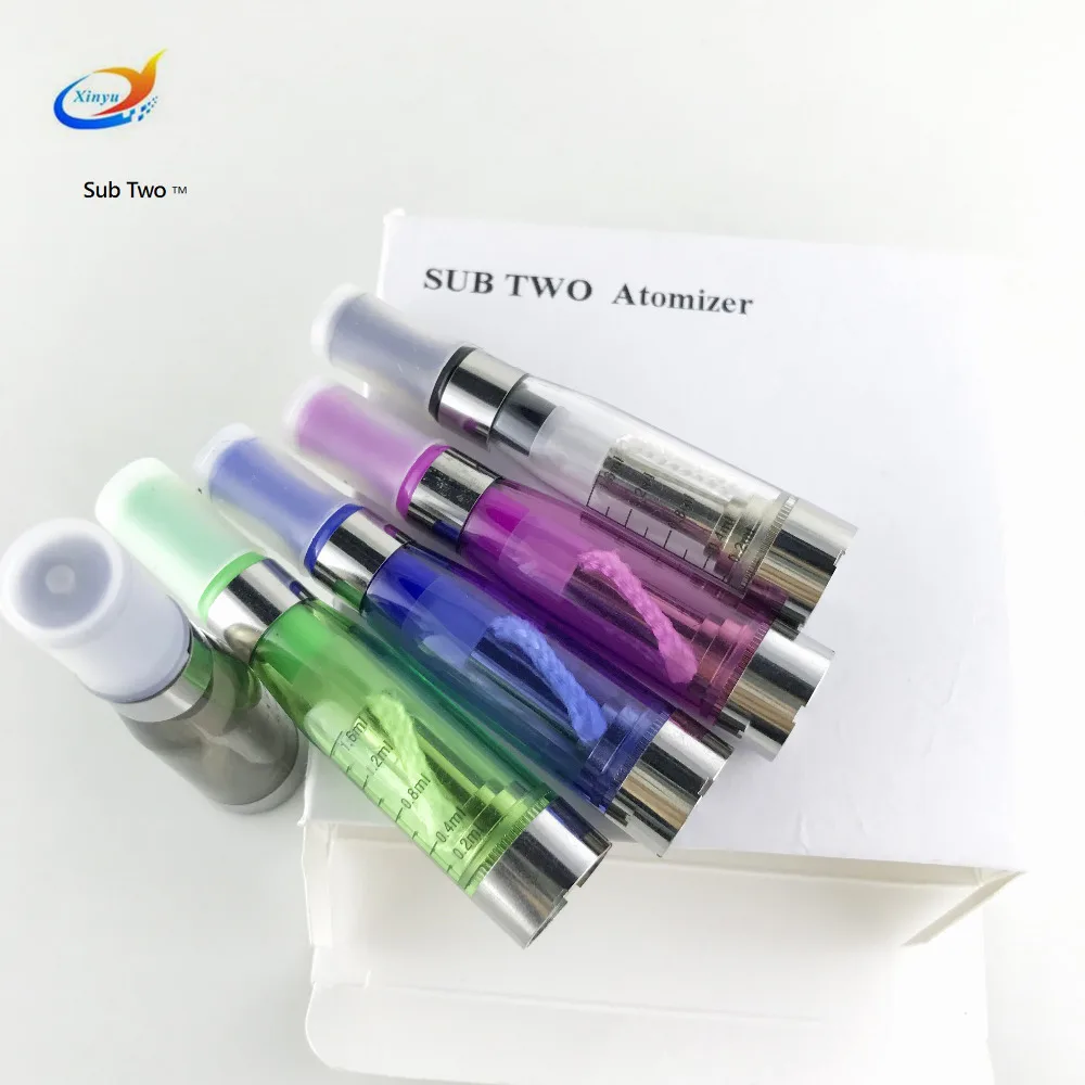 Электронная сигарета SUB TWO Colorful choice1.6ml атомайзер ce4 для e liquid ego CE4 клиромайзер