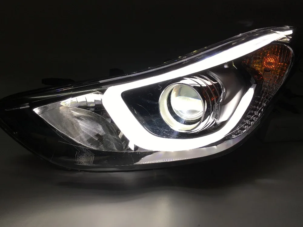 VLAND завод для автомобильных головных ламп Elantra светодиодный светильник головы 2012