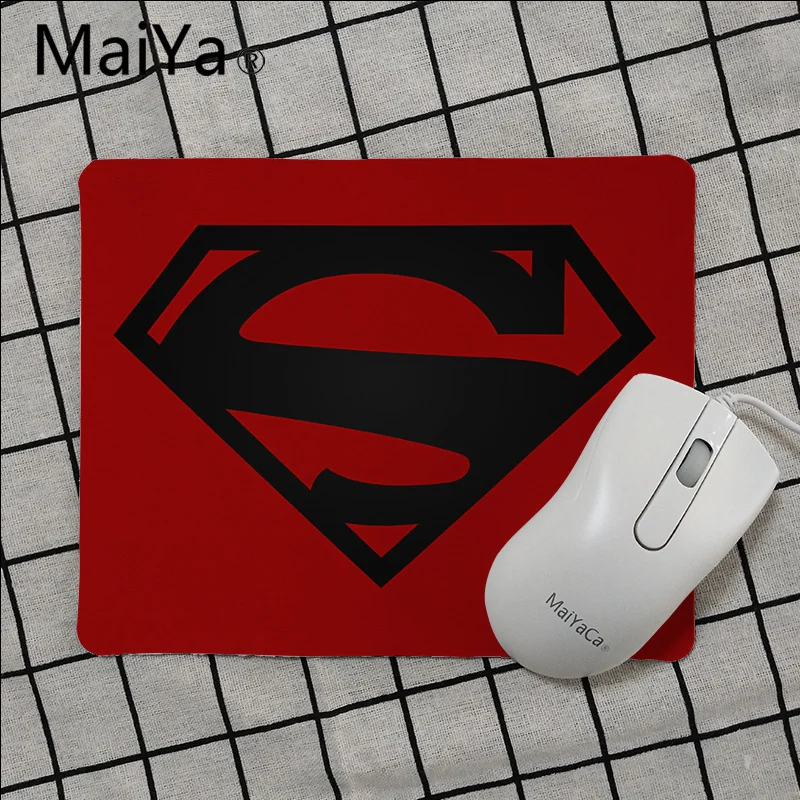 No Lock Edge18x22cm Maiya, высокое качество, DC hero, Супермен, ноутбук, компьютер, коврик для мыши,,, игровой коврик, мышь - Цвет: No Lock Edge18x22cm