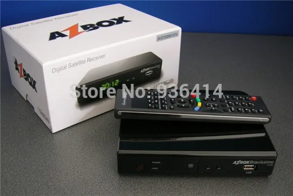 Azbox Bravissimo HD Твин тюнер имеет Бесплатные SKS и IKS поддержка Linux OS для Бразилии|tuner