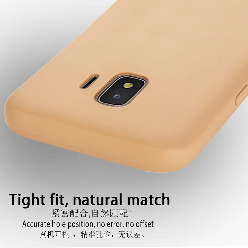 Для samsung J2 core J260F чехол 1 5 мм ультратонкий простой однотонный матовый цвет ТПУ