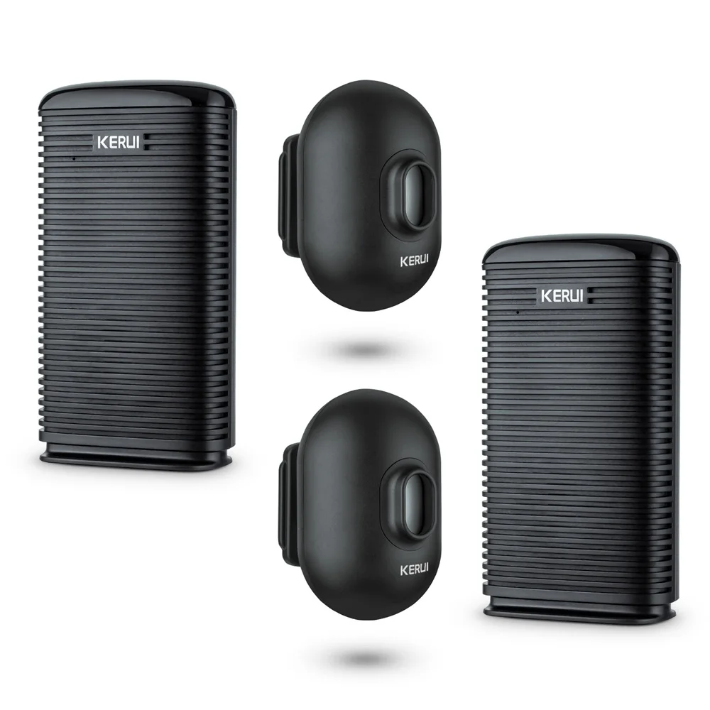 Driveway Alarm Kit4 KERUI DW9 открытый Беспроводной дома охранной сигнализации Водонепроницаемый PIR инфракрасный детектор движения дорога гараж охранной сигнализации автомобиля - Цвет: Driveway Alarm Kit4