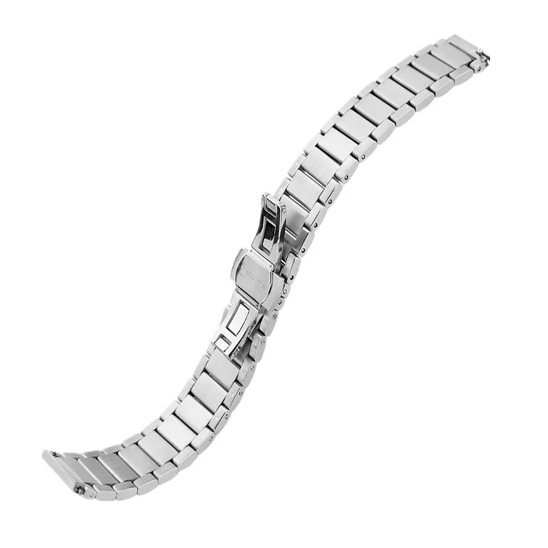 Silvery Ремешок из нержавеющей стали для Xiaomi Huami Amazfit Bip BIT Lite Youth Amazfit PACE stratos 2, умные часы, браслет для наручных часов - Цвет: Silvery